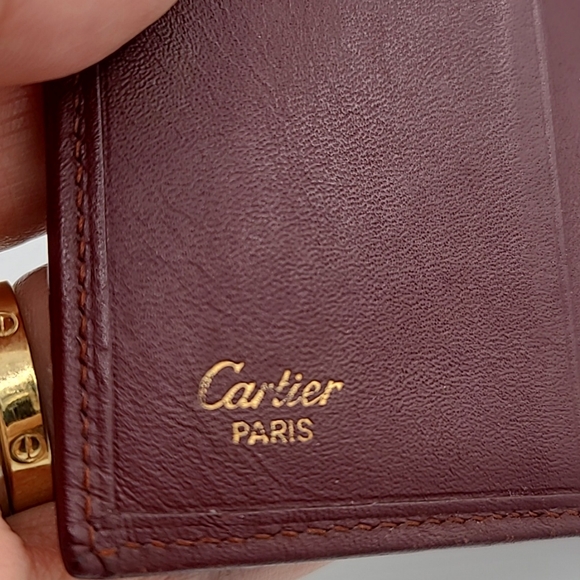 Les Must de Cartier leather kisslock wallet - Picture 10 of 16